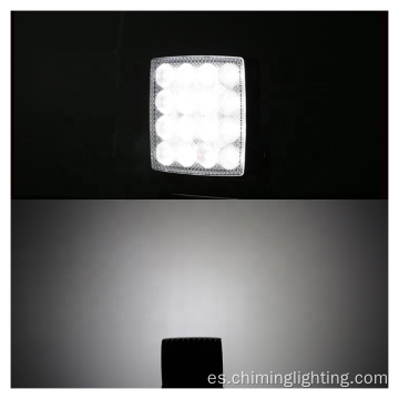 luces de construcción de luz de trabajo cuadradas de 4.3 &quot;